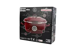 Каструля-жаровня Dutch Oven 26 см 5 л червона VITRINOR - мініатюра 6