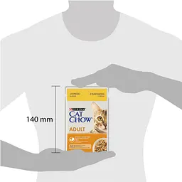 Вологий корм для котів Cat Chow Adult з куркою та цукіні 85 г - мініатюра 3