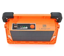 Переносний ліхтар з сонячною панеллю Leovin LE068+Solar, 4 режими, USB вихід, акумулятор - мініатюра 3