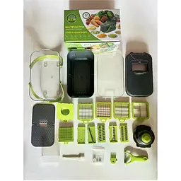 Овочерізка мультислайсер AND1536 Vegetable Cutter - ручний подрібнювач для овочів, фруктів, салатів і домашньої нарізки - мініатюра 2