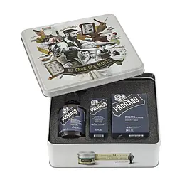 Набір косметики Proraso Azur Lime для догляду за бородою (8004395006915)