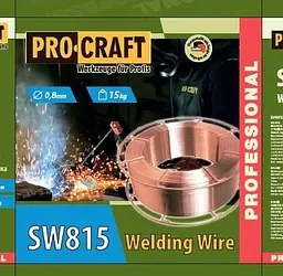 Зварювальний дріт Procraft SW815 0.8 мм 15 кг - мініатюра 2