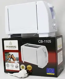 Тостер для хлібу Crownberg CB-1105 7 ступенів прожарювання 750 Вт тостерниця - мініатюра 8