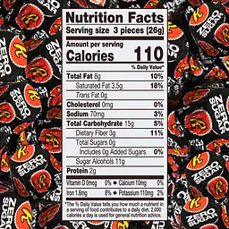 Шоколадні цукерки Reese's Peanut Butter Cups Dark Chocolate Zero Sugar 144г - мініатюра 7