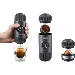 Портативна кавоварка Wacaco Nanopresso + NS Adapter Black (WNANONS) [168812] - мініатюра 4