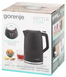 Електрочайник Gorenje K17DPB teh0021900 - мініатюра 4