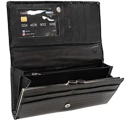 Гаманець жіночий шкіряний Semi Line RFID Black (P8228-0) (DAS303117)