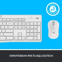 Комплект Logitech MK295 Silent UA Off-White (920-009824) - мініатюра 8