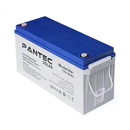 Акумуляторна батарея Pantec 150-12 GEL 12V 150Ah Gray Case
