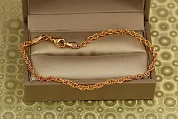 Браслет Xuping Jewelry кордовий 20 см 3 мм золотистий - мініатюра 2