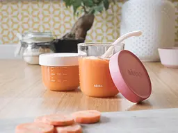 Контейнер скляний для зберігання Beaba Babycook, 150 мл, рожевий (912649) - мініатюра 6