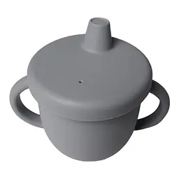 Поїльник силіконовий непроливайка oldbro 150ml grey