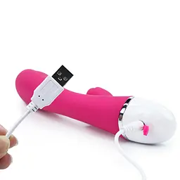 Вібратор-кролик Lovetoy Dreamer II 21.5х3.5 см рожевий - мініатюра 3