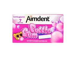 Жувальна гумка Aimdent 420г 7pc Babble Gum Tutti Frutti (24шт)