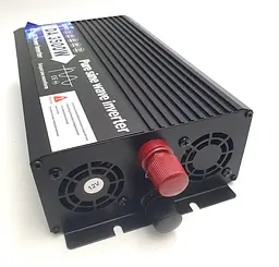 Автоінвертор 12 V-220 V перетворювач напруги з чистою синусоїдою для котла, насоса та холодильника 3500 W Eryuan 12 V-220 V 3500 Вт - мініатюра 5