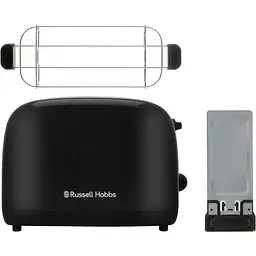 Тостер Russell Hobbs Colours Plus 1600 Вт чорний (26550-56) - мініатюра 3