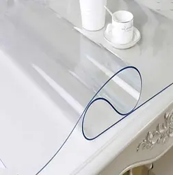 М'яке скло Прозора силіконова скатертина на стіл Soft Glass 1.0х2.0м (товщина 1.5мм) - мініатюра 5