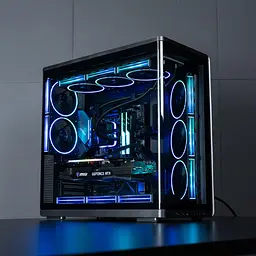 Zalman Корпус P60 без БР, 2xUSB3.0, 1x Type C, 3x120мм ARGB Reverse, 2x120мм ARGB, VGA 435мм, LCS ready, Curved Tempered Glass, Dual Chamber, ATX, чорний - мініатюра 4