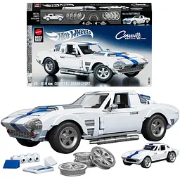 Колекційна машинка-конструктор Hot Wheels Mattel Brick Shop Elite Corvette Grand Sport (JGR31) - мініатюра 2