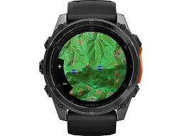 Спортивний годинник Garmin Fenix 8 51mm AMOLED Slate Gray with Black Silicone Band (010-02905-00) - мініатюра 9