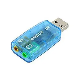 Контролер USB зовнішня звукова карта Atcom 5.1 канальний 3D-звук - мініатюра 2