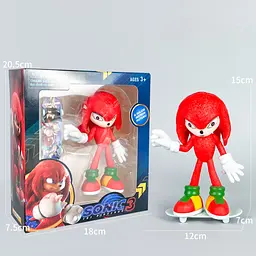 Колекційна фігурка Наклз (Knuckles) у коробці — Sonic The Hedgehog 3 (16 см) - мініатюра 2