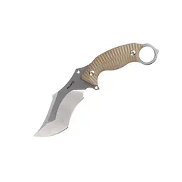 Ніж фіксований мисливський Ruike F181-W, (11.5 см) 14C28N/G10 пісочний