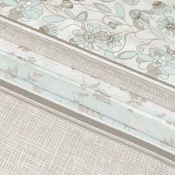 Простирадло Home Line Затишок бязь 145х215 см капучино-ментолове (173555) - мініатюра 2