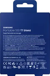 Портативний SSD Samsung 2TB USB 3.2 Gen 2 Type-C T7 Shield - мініатюра 6