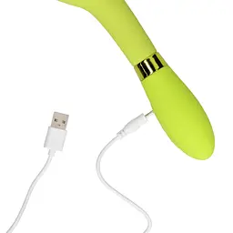 Вібратор Loveline G-Spot, 20.5 см (жовтий) - мініатюра 7