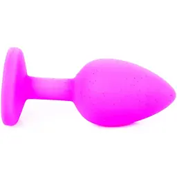 Силіконова анальна пробка Boss Of Toys Boss Series - Jewellery Pink Silicon Plug Small Light Blue S, BS6400081, Рожевий / голубой - мініатюра 6