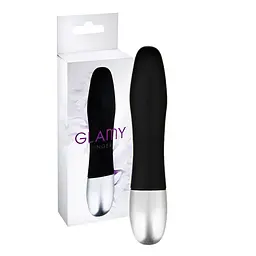 Міні-вібратор Glamy Finger 11 см (чорний) - мініатюра 2