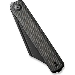 Ніж складаний Sencut Bronte SA08F Micarta чорний, чорне лезо - мініатюра 4