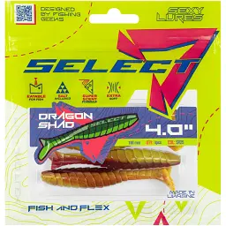 Силікон Select Dragon Shad 4" SV25 (4 шт/уп) - мініатюра 2