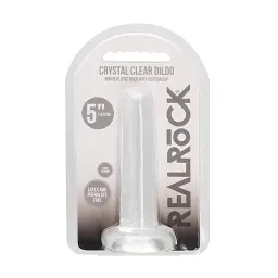 Фалоімітатор Realrock Crystal Clear Dildo 5.3" 13.5 см прозорий - мініатюра 2