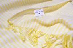 Рушник Lotus Home Pestemal - Argosa stripe 85x175 yellow жовтий - мініатюра 3