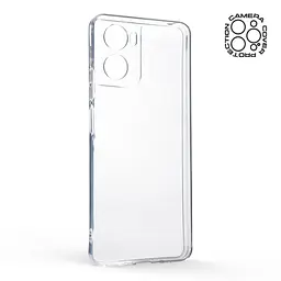 Прозрачный чехол для Motorola G06 4G/G06 Power 4G с защитой камеры, тонкий, силиконовый, бесцветный, ударопрочный, противоударный бампер с закрытой камерой, ArmorStandart (ARM89092) - мініатюра 2