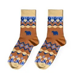 Шкарпетки Orner "Захід" коричневі 41-44