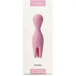Подвійний вібратор Svakom Nymph Pale Pink - мініатюра 7