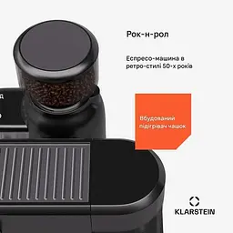 Кавоварка Klarstein Bella Café Espresso 1550 Вт (10046428) - мініатюра 6