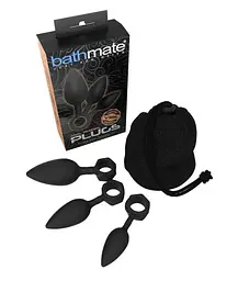Набір анальних пробок Bathmate Anal Training Plugs, діаметр 2,5 см - 3,1см - 3,8см - мініатюра 3