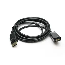 Відео кабель PowerPlant HDXiaomi - DisplayPort, 1.8м, позолочені конектори, 1.3V