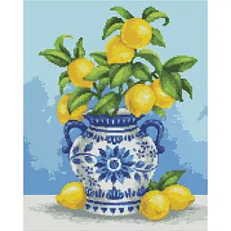 Алмазна мозаїка Santi Лимонний букет, 40x50 см на підрамнику (956052)