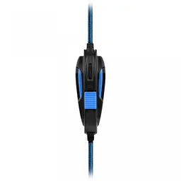 Ігрові навушники Defender Warhead G-390 LED (Black-blue) - мініатюра 2
