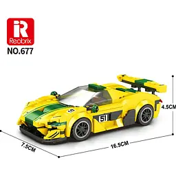 Конструктор Reobrix Technologie McLaren P1 GTR (677) [160810] - мініатюра 2