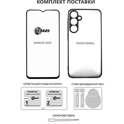Чохол до мобільного телефона Dengos Carbon Cover + Glass Xiaomi Redmi A7 Pro Black (DG-KM-202) - мініатюра 5
