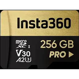 Карта пам'яті Insta360 256 GB MicroSDXC UHS-I U3 V30 A2 Class 10 (CINSBAVL)