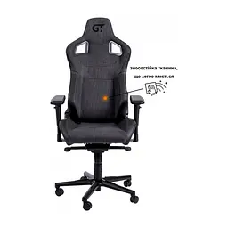 Крісло ігрове GT Racer X-8005 Dark Gray/Black - мініатюра 3
