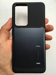 Чохол протиударний із підставкою Spigen Slim Armor ACS02374 для Samsung Galaxy S21 Ultra (6.8") Black - мініатюра 8