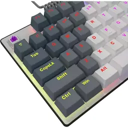 Клавіатура Lorgar Azar 514TKL RGB Mechanical USB UA White/Grey (LRG-GK514TKL-WH-UA) - мініатюра 4